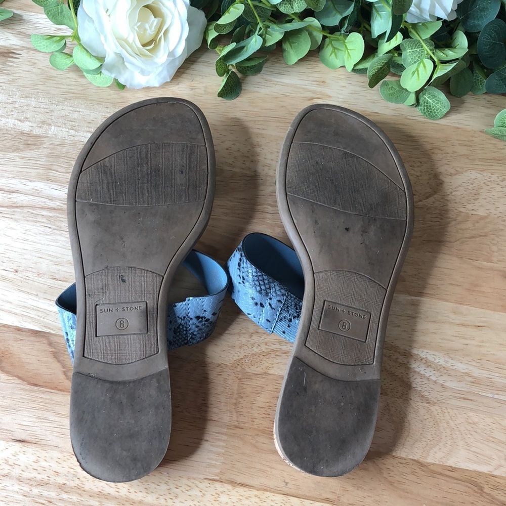 Sun + Stone Easten Slide Sandals 8 - Picture 5 of 6